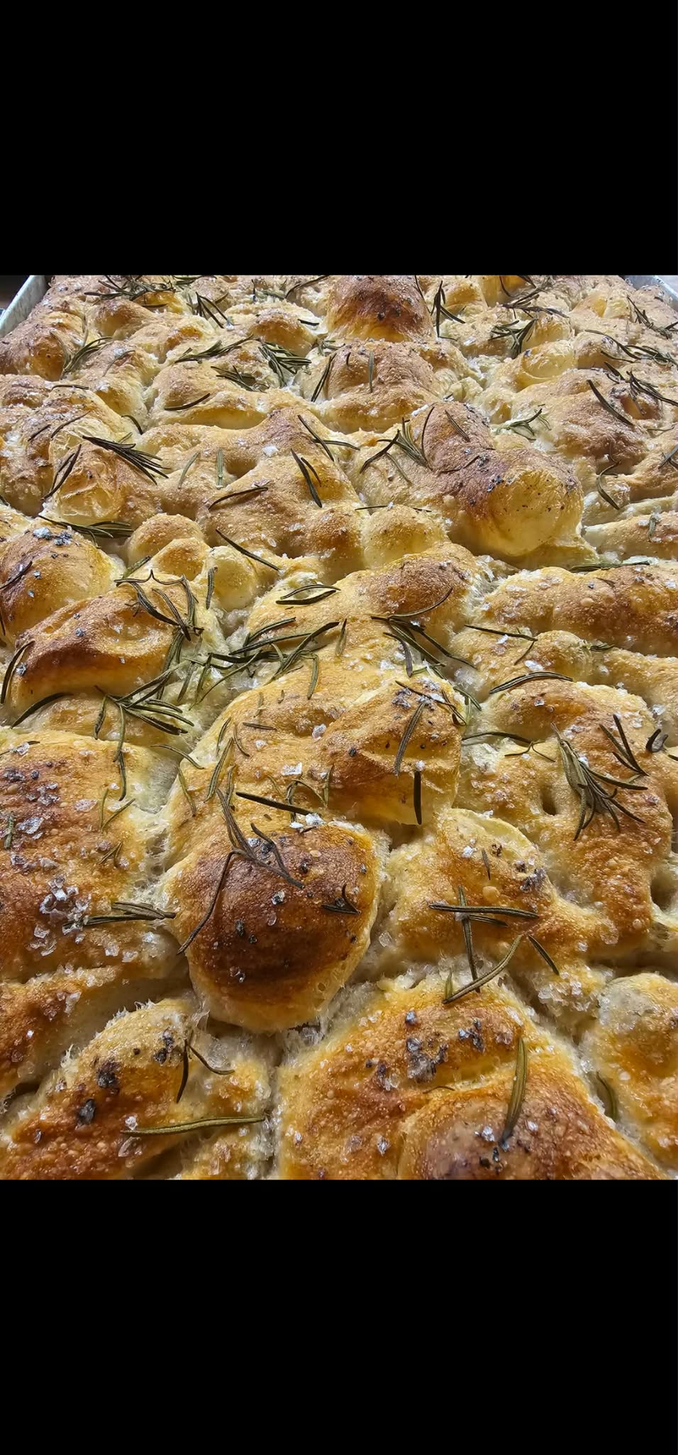Focaccia med Rosmarin & Flagesalt